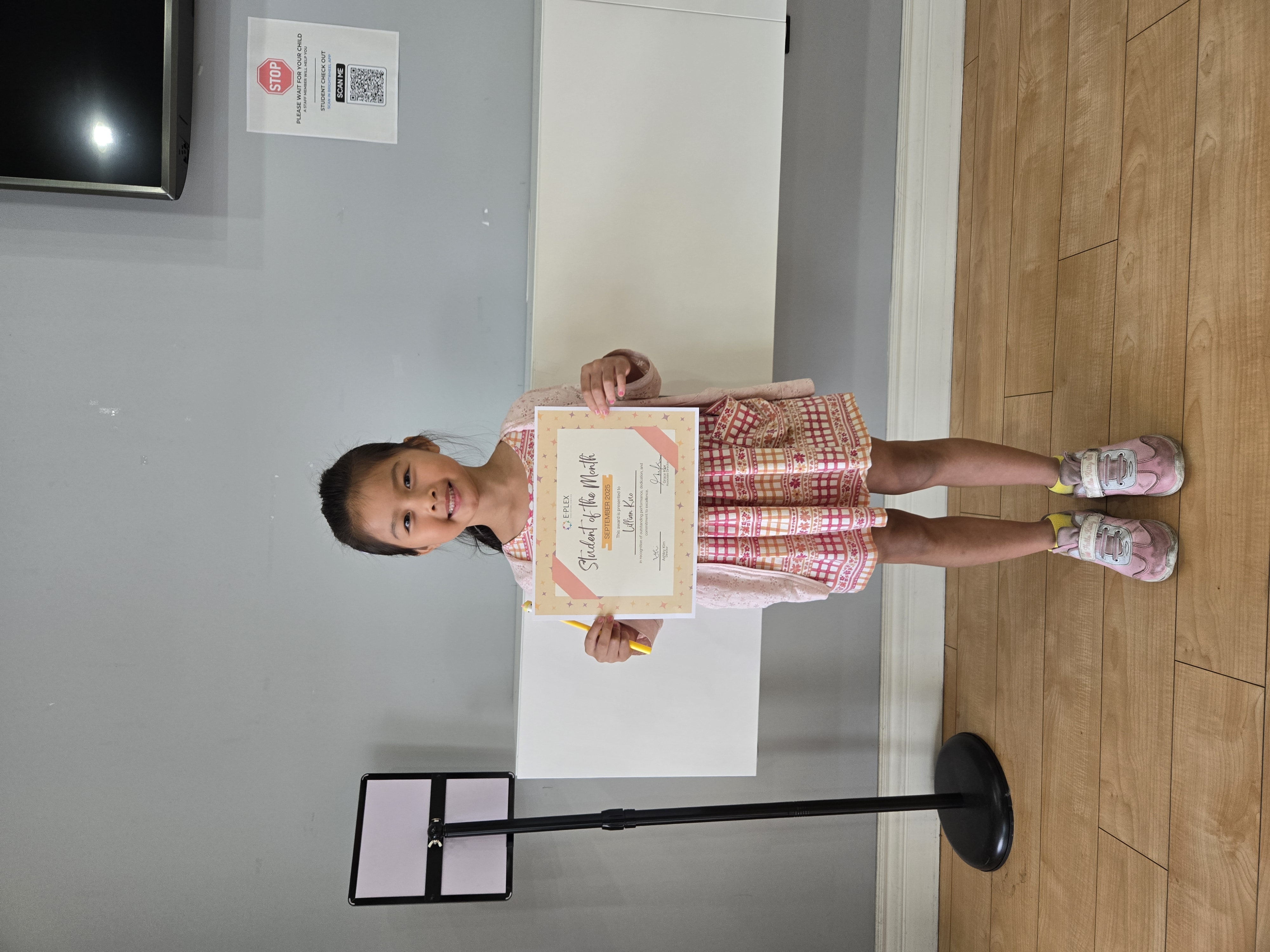 September Student of the Month